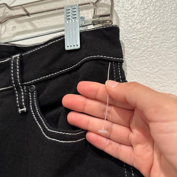 Hot Topic Sanrio My Melody Kuromi Wide Leg Pants Sz 5 Juniors Baggy Y2K Retro - Picture 9 of 12